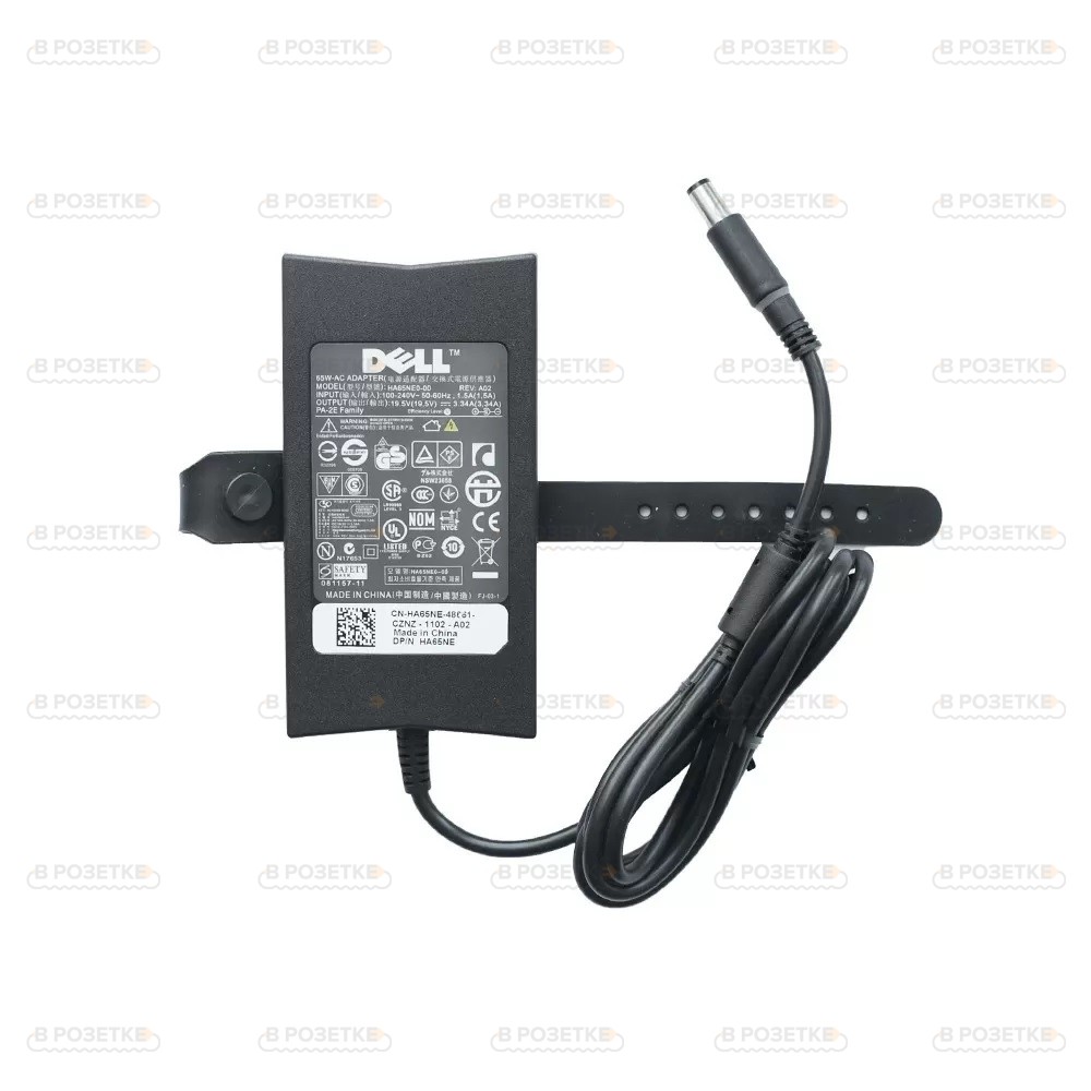 Блок питания для ноутбука Dell 19.5V 3.34A 65W (7.4x5.0)
