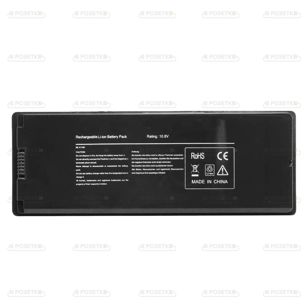 Аккумулятор A1185 для MacBook 13 A1181 (черный)