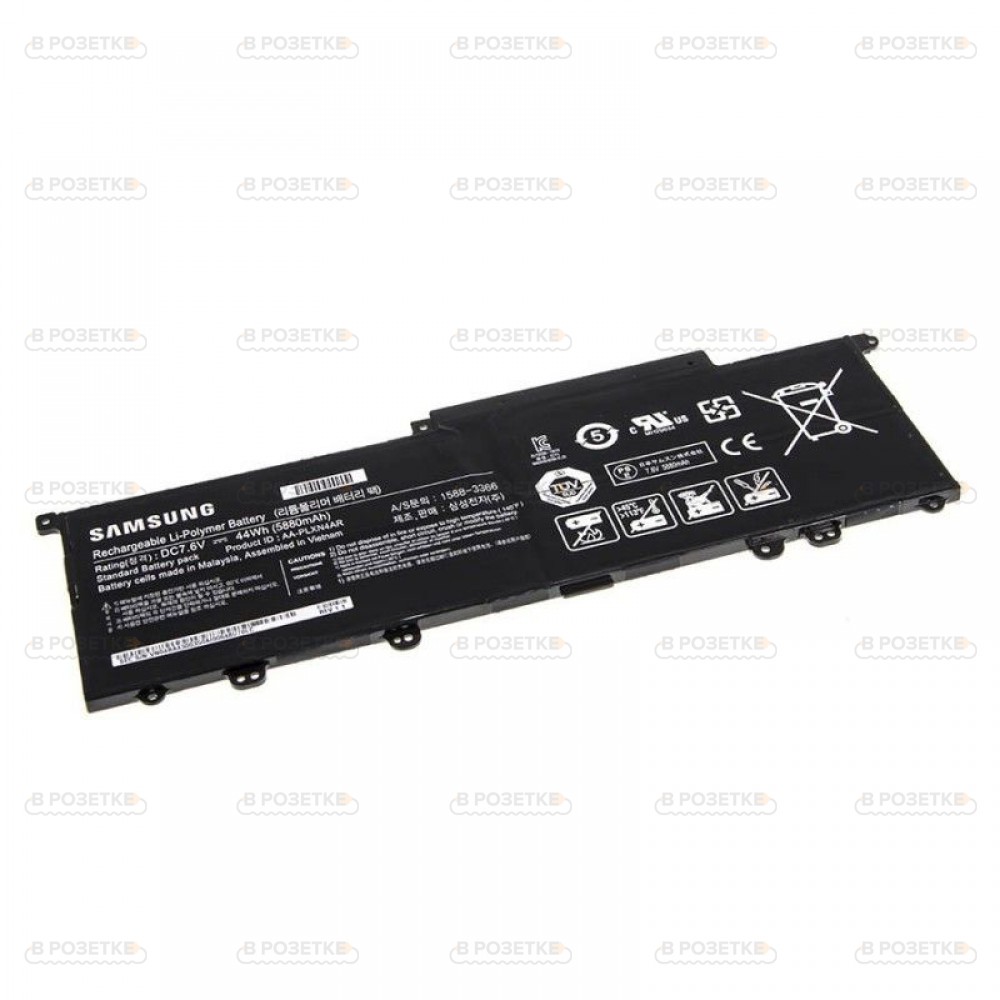 Аккумулятор для ноутбука Samsung NP900X3C, NP900X3E модель AA-PLXN4AR / AA-PBXN4AR (7.5v / 44Wh / 5880mAh)