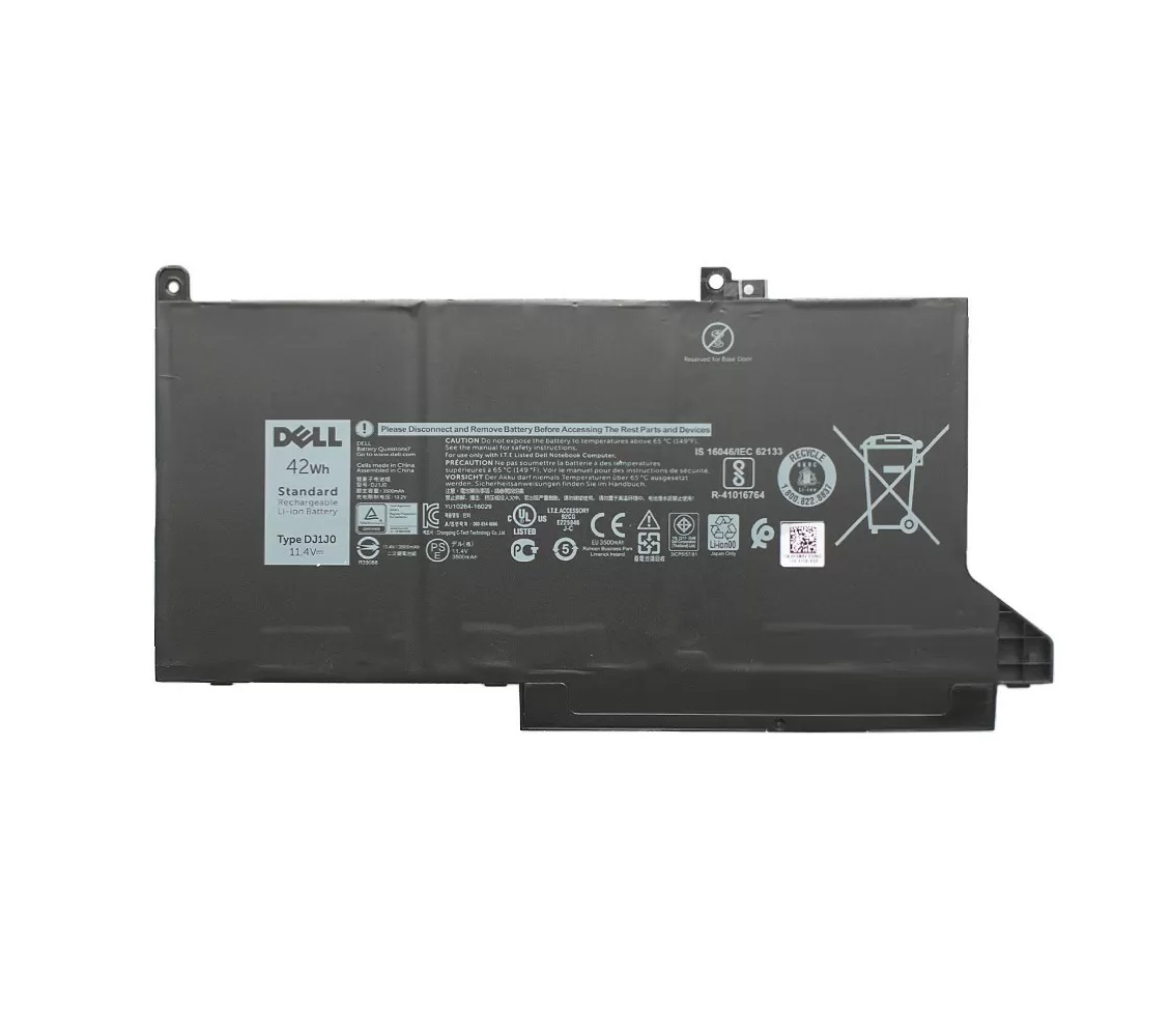 Аккумулятор DJ1J0 для Dell Latitude E7280, E7380, E7480 (42Wh)