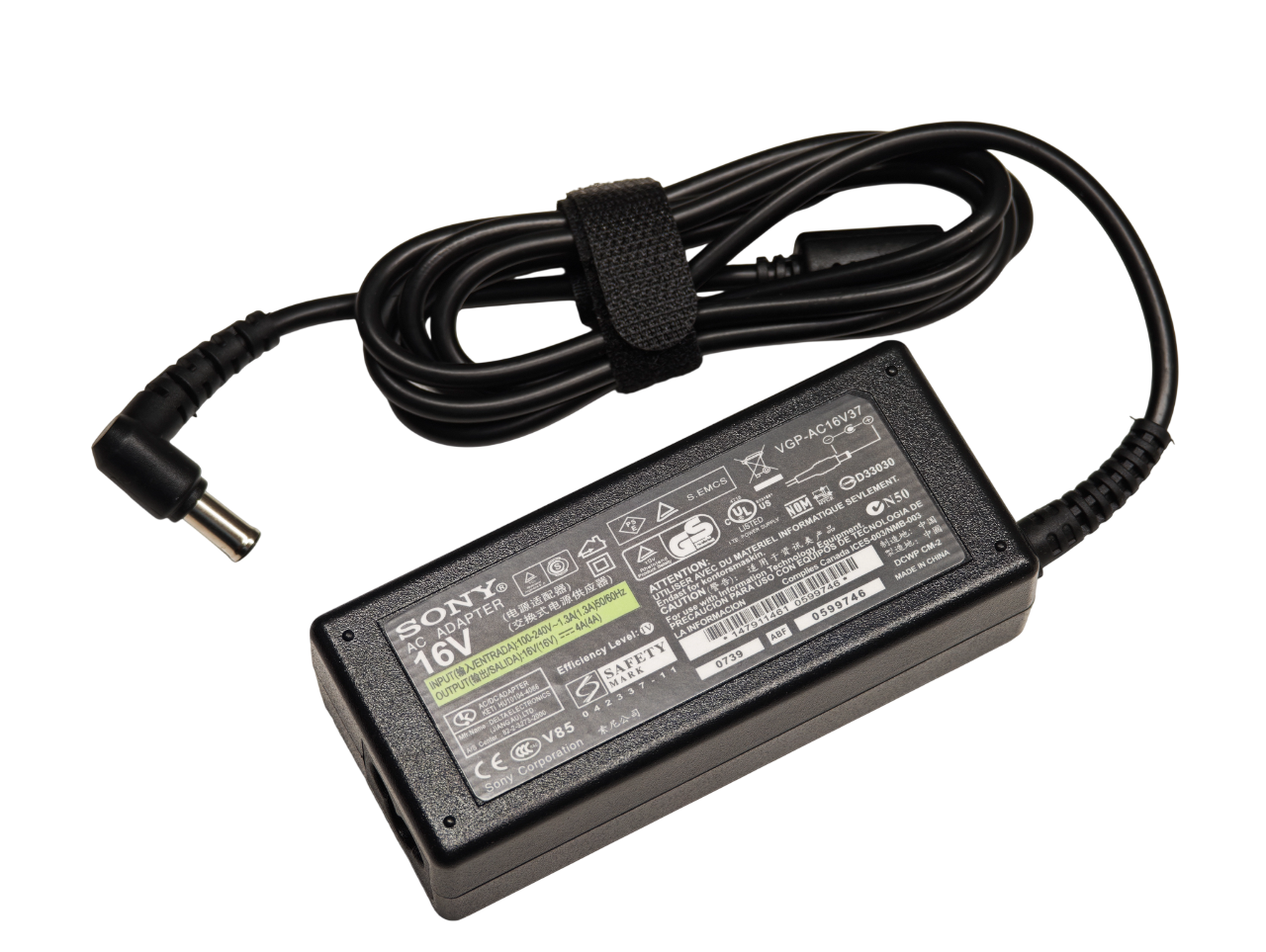 Блок питания для ноутбука Sony 16V 4A 65W (6.5×4.4)