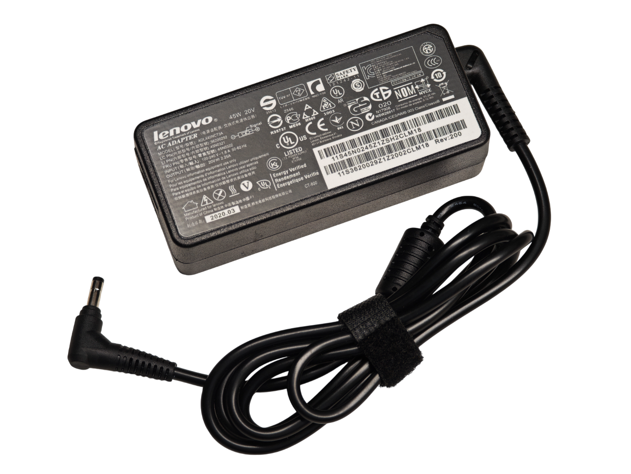 Адаптер питания для ноутбука Lenovo 20V 2.25A 45W (4.0×1.7)