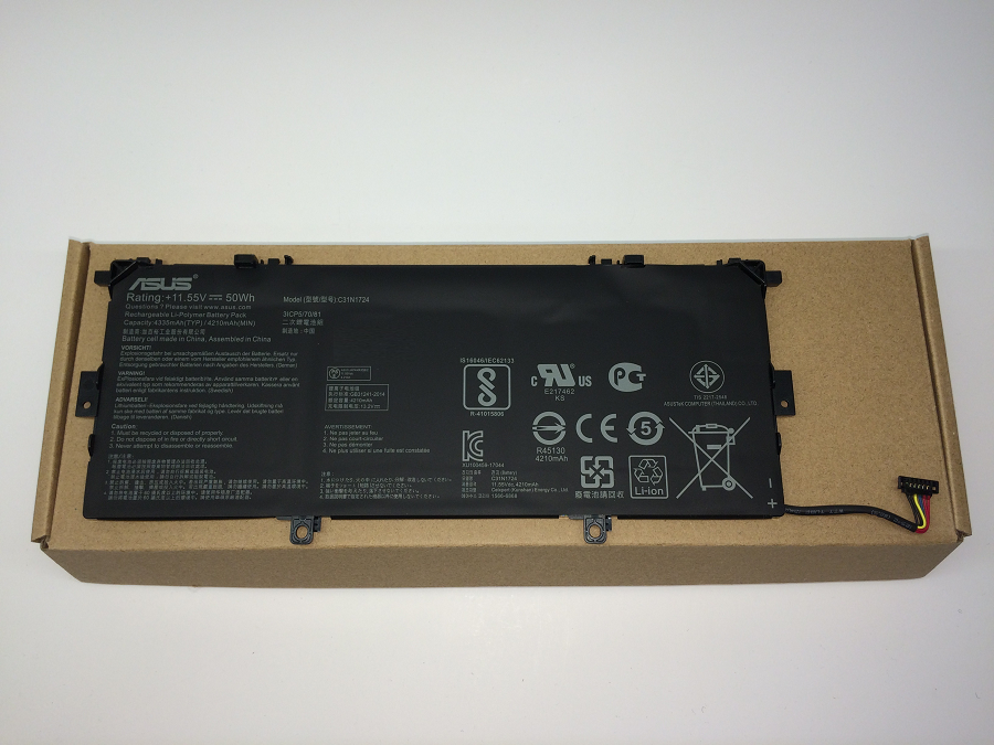 Аккумулятор C31N1724 для Asus ZenBook 13 UX331UN (50Wh)