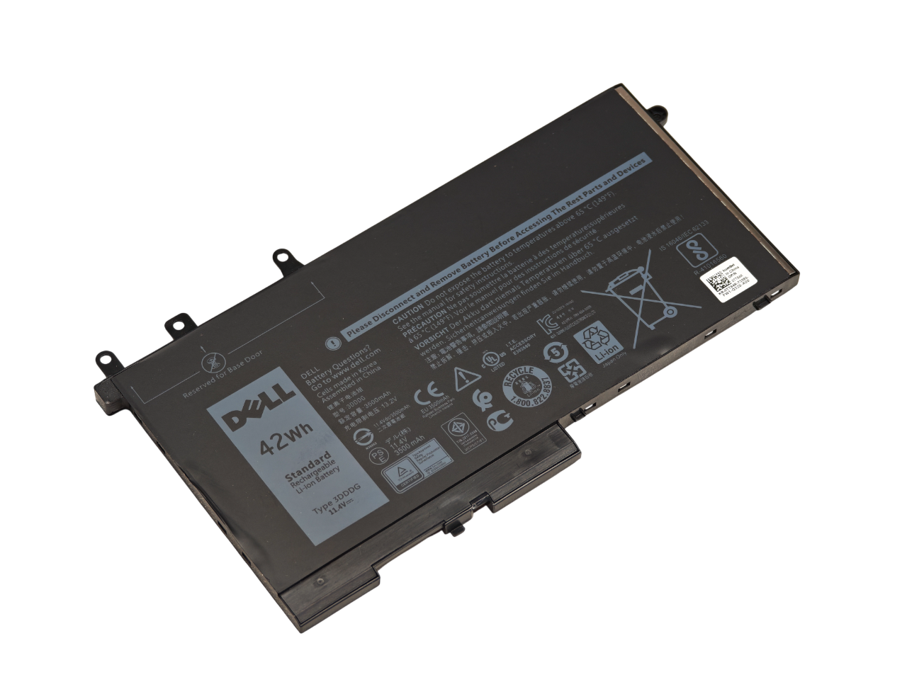 Аккумулятор 3DDDG для Dell Latitude E5280, E5480, E5580