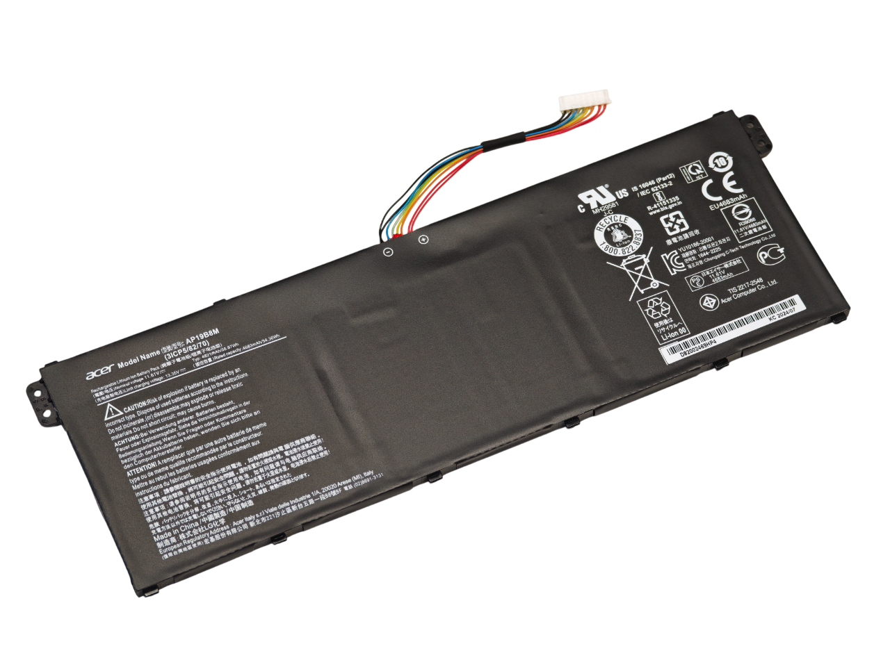 Аккумулятор AP19B8M для Acer Swift 3 SF314-59 TravelMate P4 TMP414-51