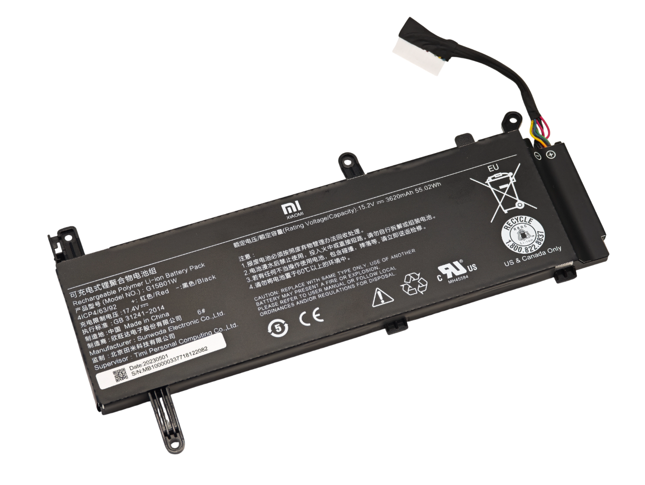 Аккумулятор для Xiaomi Mi Gaming Laptop 15.6″ [G15B01W]
