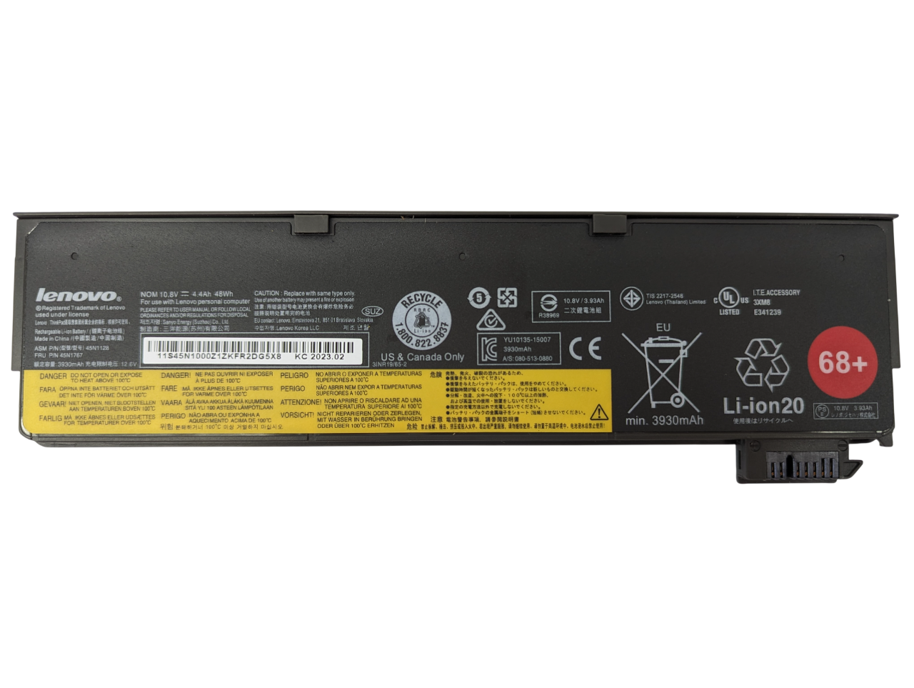 Аккумулятор для ноутбука Lenovo ThinkPad X240, X270, T440, x250, T550, X260, T440s [68+]