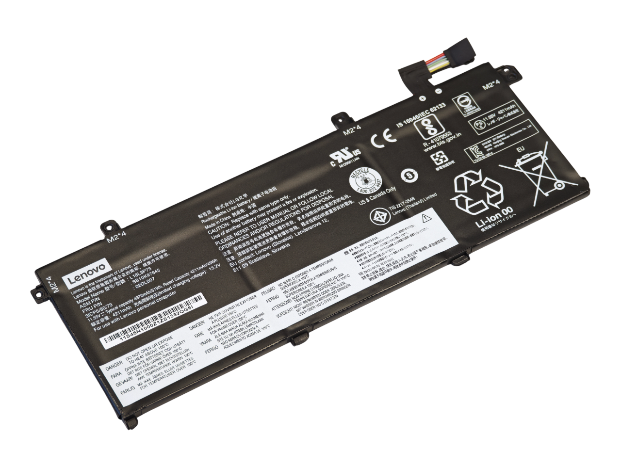 Аккумулятор L19C4PF4, L19D4PF4 для ноутбука Lenovo Yoga Slim 7-14ARE05