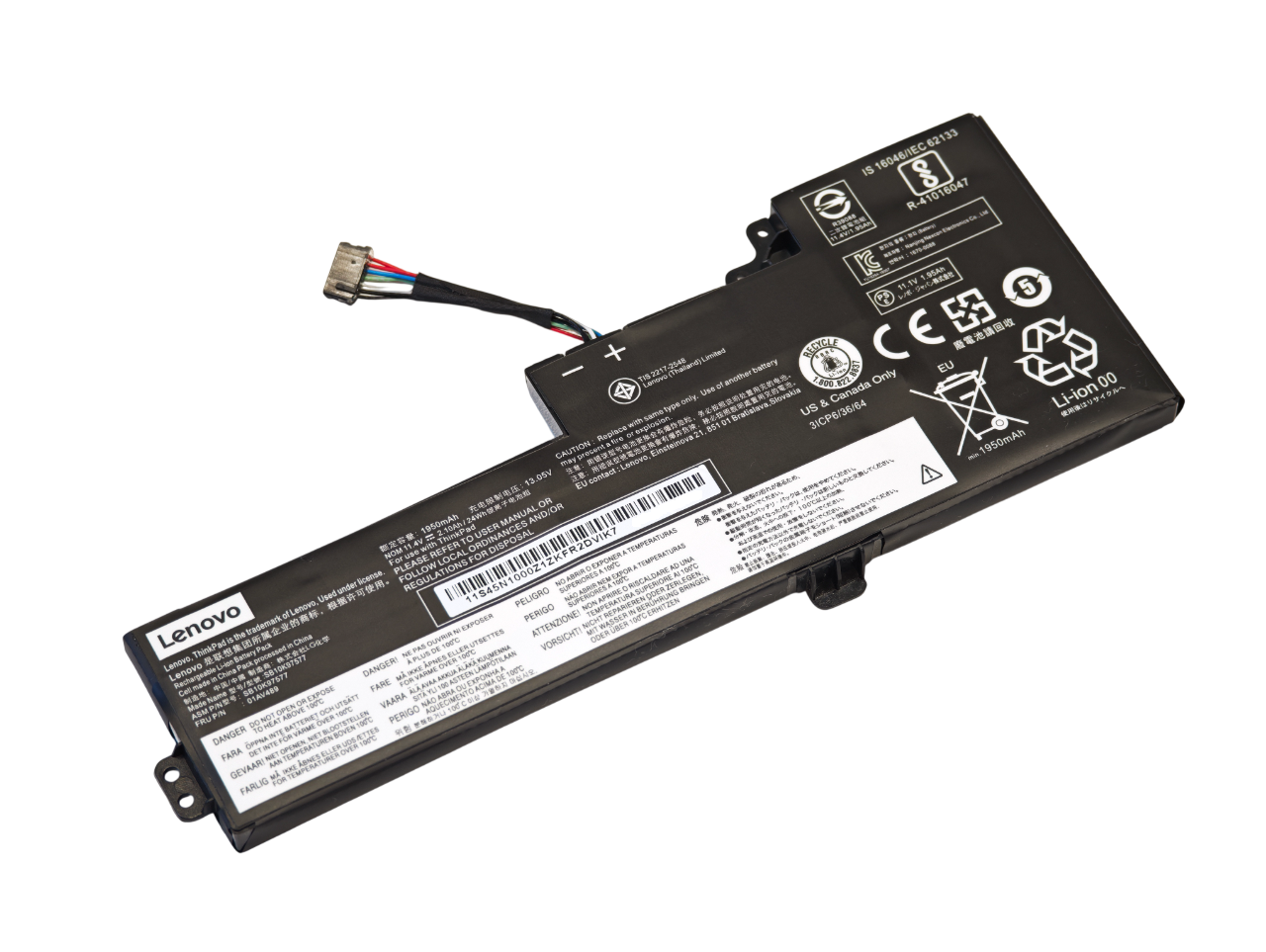 Аккумулятор SB10K97577 для ноутбука Lenovo ThinkPad T470, T480, T570