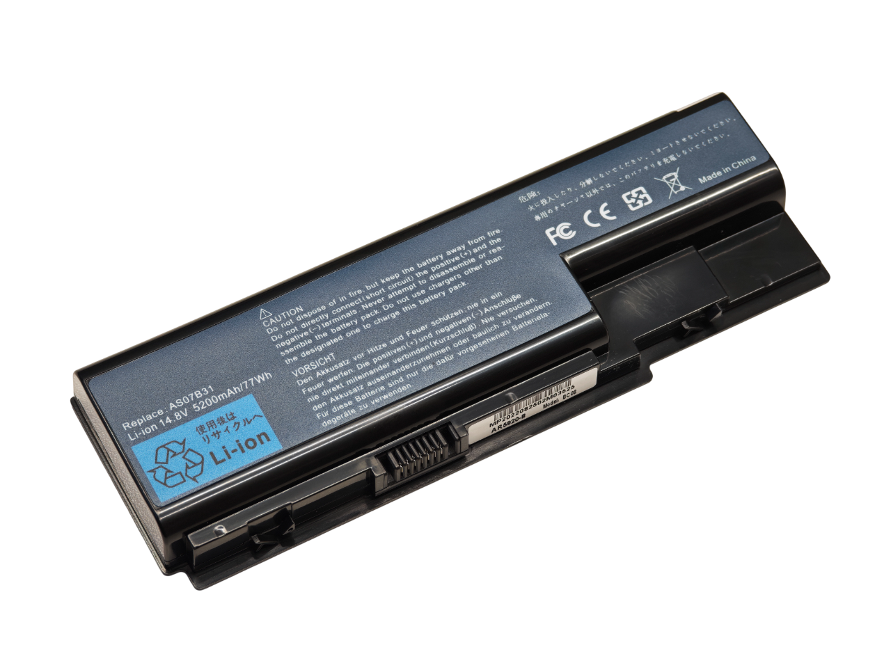 Аккумулятор AS07B31 для ноутбука Aspire 8930G, 7520, 5920G, 5520, 5720, 5715Z