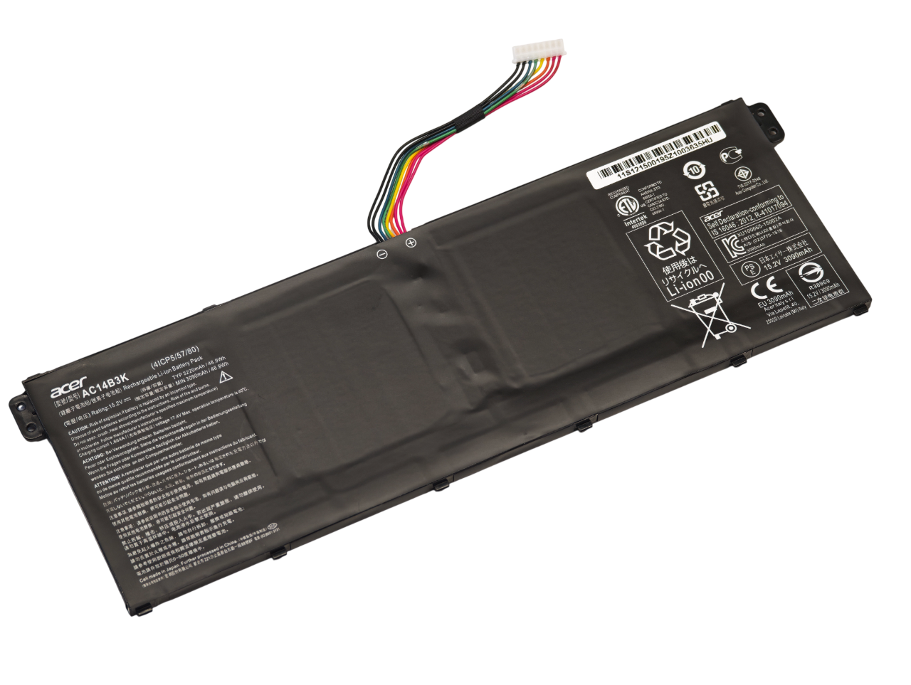 Аккумулятор AC14B3K для ноутбука Aspire AN515-52, A515-51G, V3-371, E5-771G, E3-111