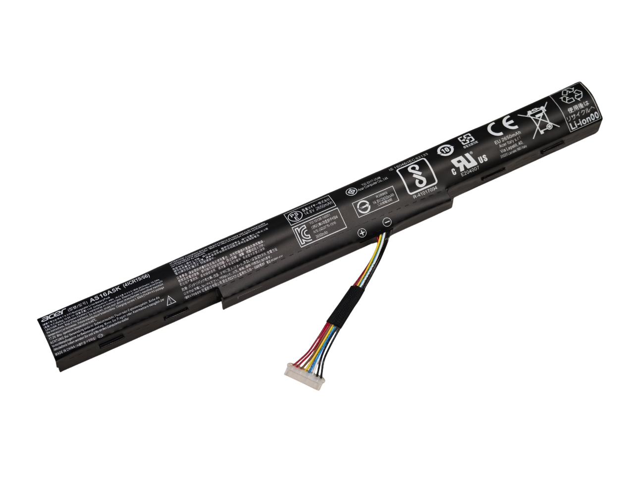 Аккумулятор AS16A5K для Acer Aspire E-15, E5-475, E5-523G, E5-576, F5-573T, K50-10, E5-553, F5-573, E5-575G, E5-774G, F5-771T, K50-20, E5-523