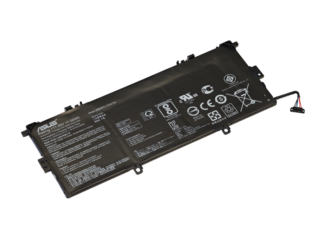 Аккумулятор C31N1724 для ноутбука Asus ZenBook 13 UX331UN