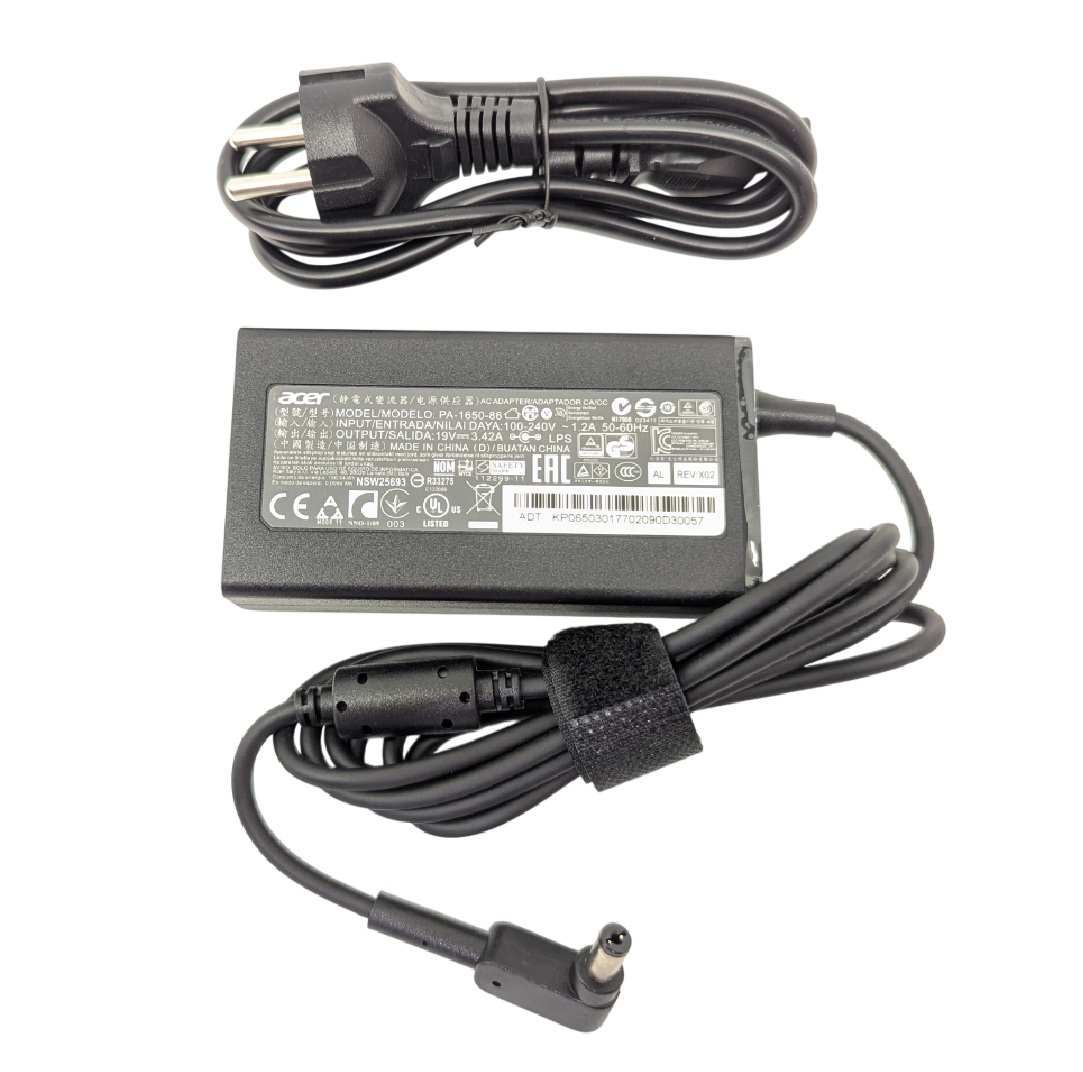 Блок питания (зарядка) для ноутбука Acer 19V 3.42A 65W (5.5x1.7)