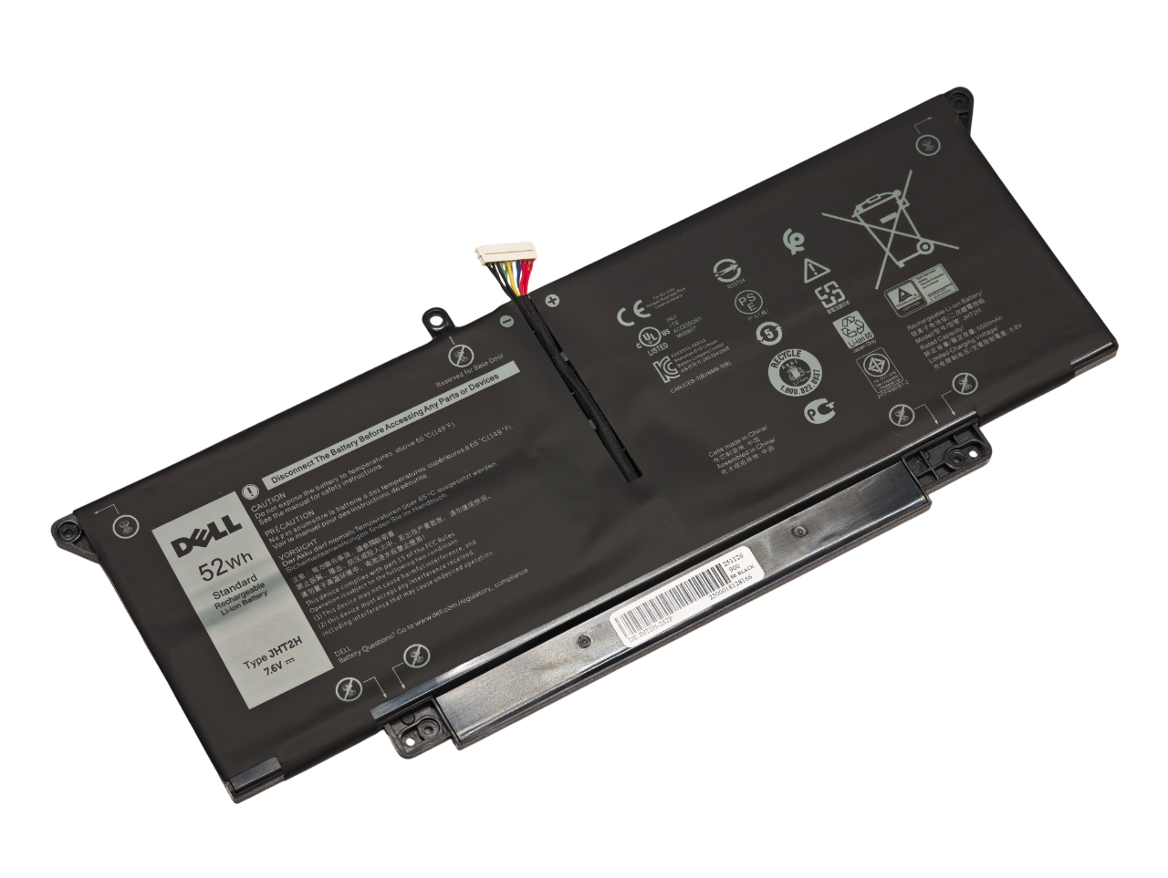 Аккумулятор JHT2H для Dell Latitude 7310, 7410