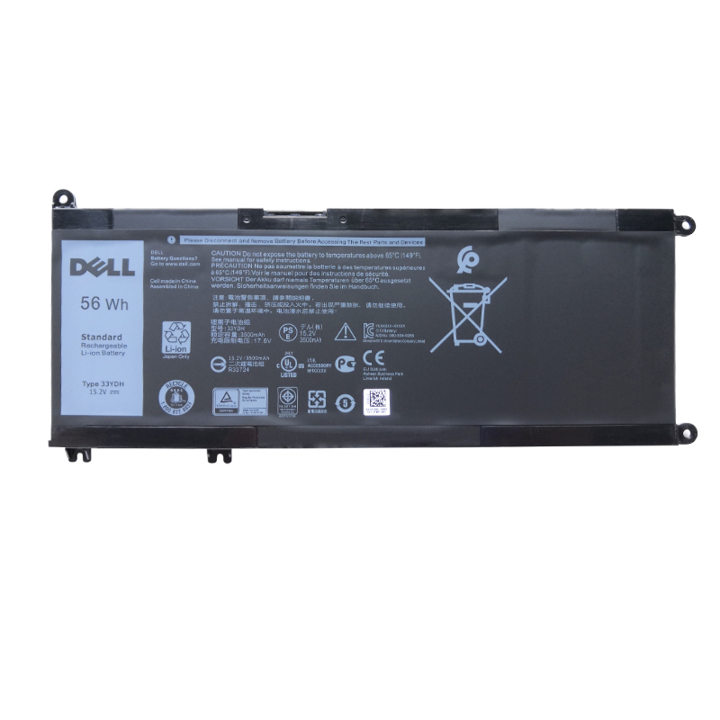 Аккумулятор 33YDH для ноутбука Dell Inspiron 17 7778, 7779