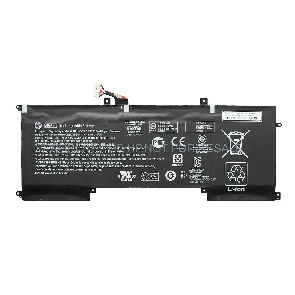 Аккумулятор AB06XL для ноутбука HP Envy 13-ad
