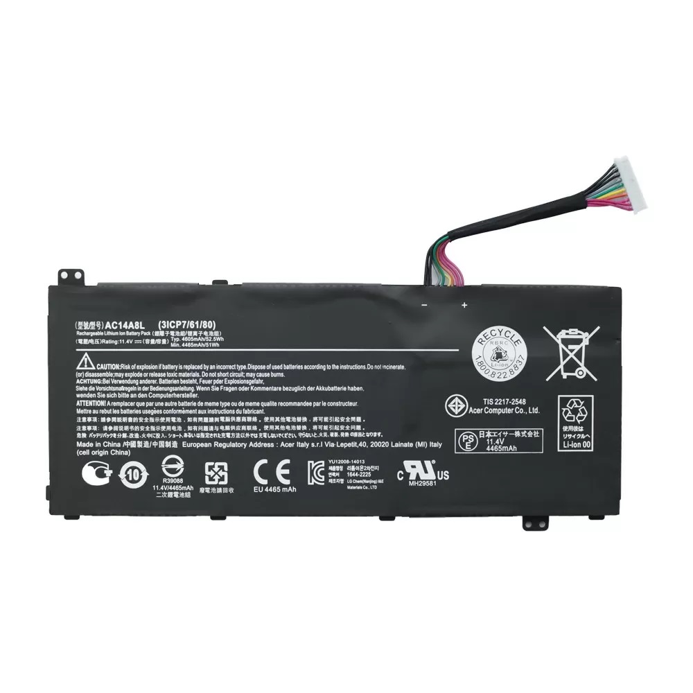 Аккумулятор AC14A8L для Acer Aspire VN7-571G 591 791