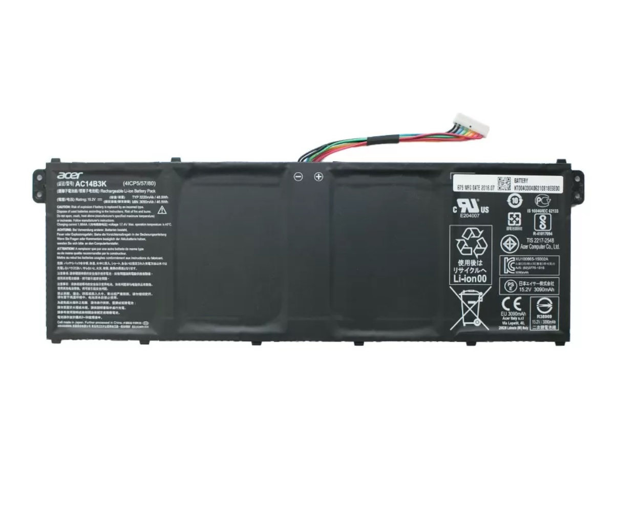Аккумулятор AC14B3K  для ноутбука Acer Acer E3-112, E5-721, E5-731, E5-771, ES1-111, ES1-311, ES1-511