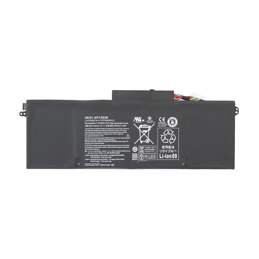 Аккумулятор AP13D3K для Acer Aspire S3-392G (45Wh)