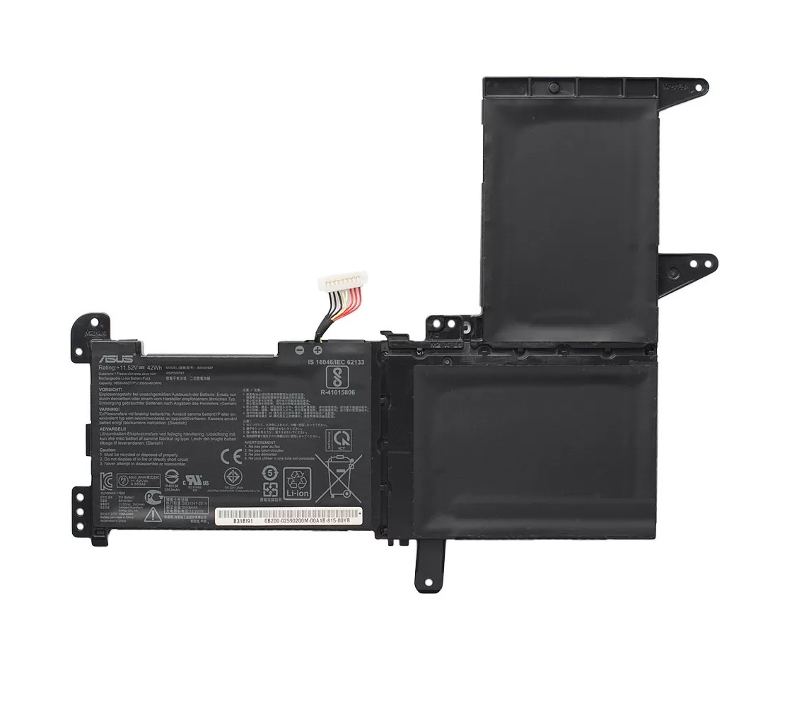 Аккумулятор B31N1637 для Asus VivoBook S15 S510UA, X510UA, X451, X542 (3653mah)
