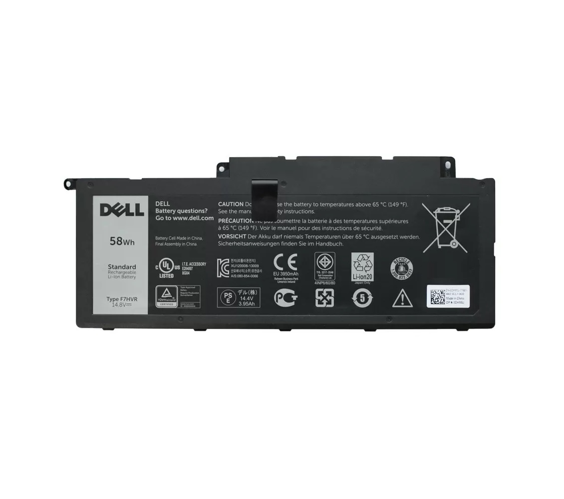 Аккумулятор F7HVR для Dell Inspiron 14-7434, 15-7537, 17-7737, 7746 (58Wh)