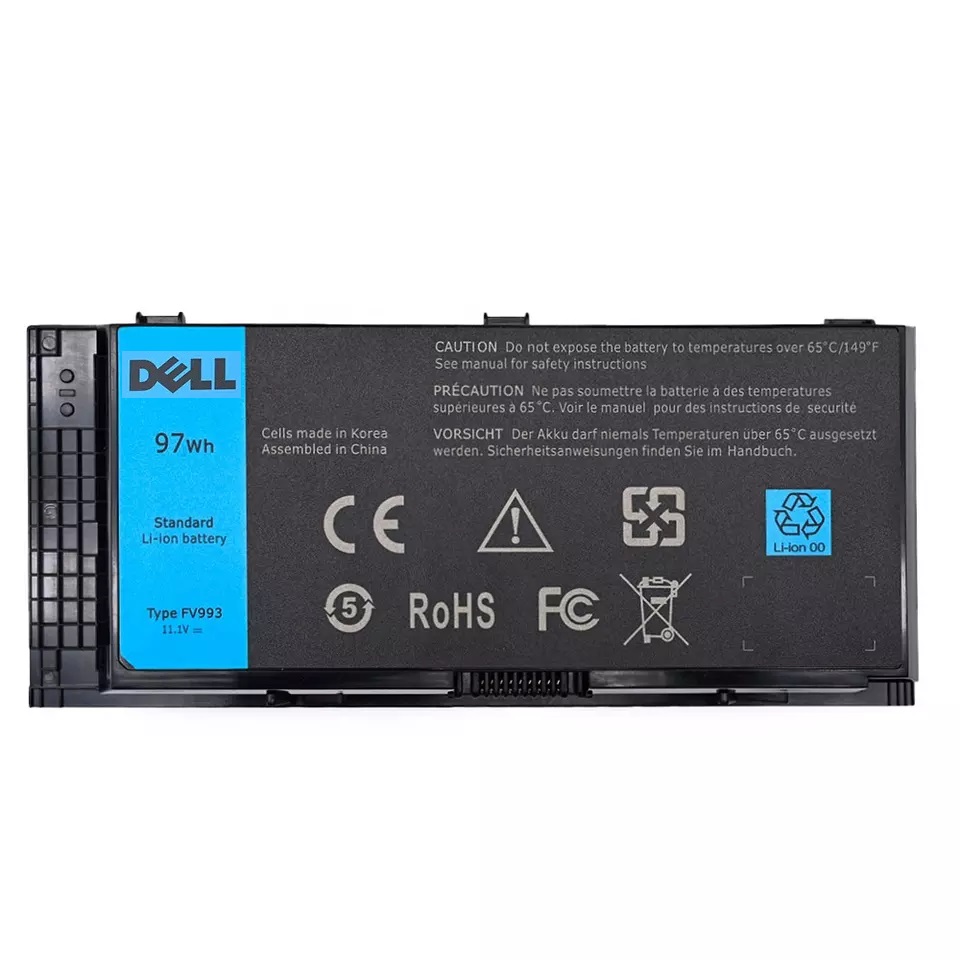 Аккумулятор FV993 для Dell Precision M4600, M4700, M4800, M6600, M6700, M6800 (97Wh)