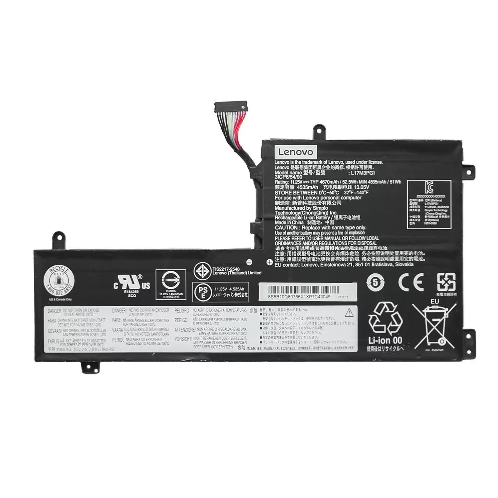 Аккумулятор L17M3PG1 для Lenovo Legion Y730-15ICH, Y540-15IRH, Y530-15ICH (4630mAh)