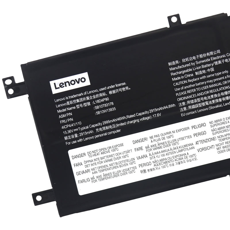 Аккумулятор L18M4P90 для Lenovo ThinkPad L13 Yoga, L13 Gen 2