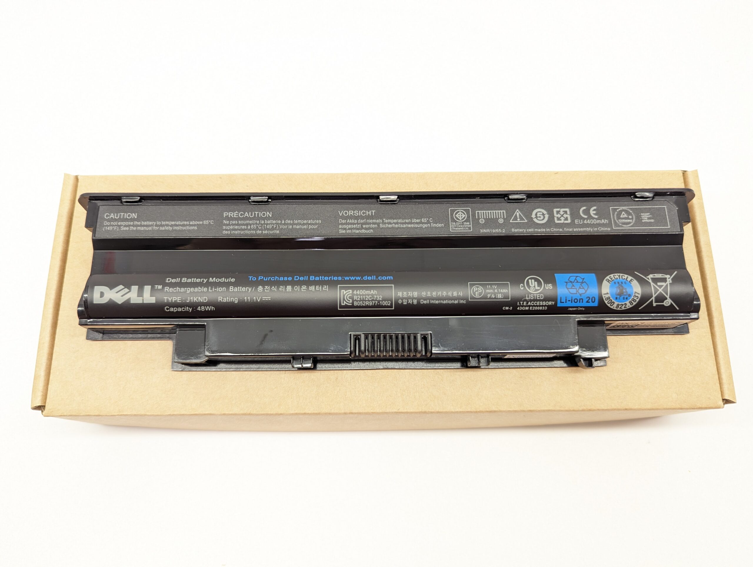 Аккумулятор J1KND для Dell Inspiron M4110, M5010, N4010, N5050, N7010, Vostro 1440, 1540, 3550 (4400mAh)