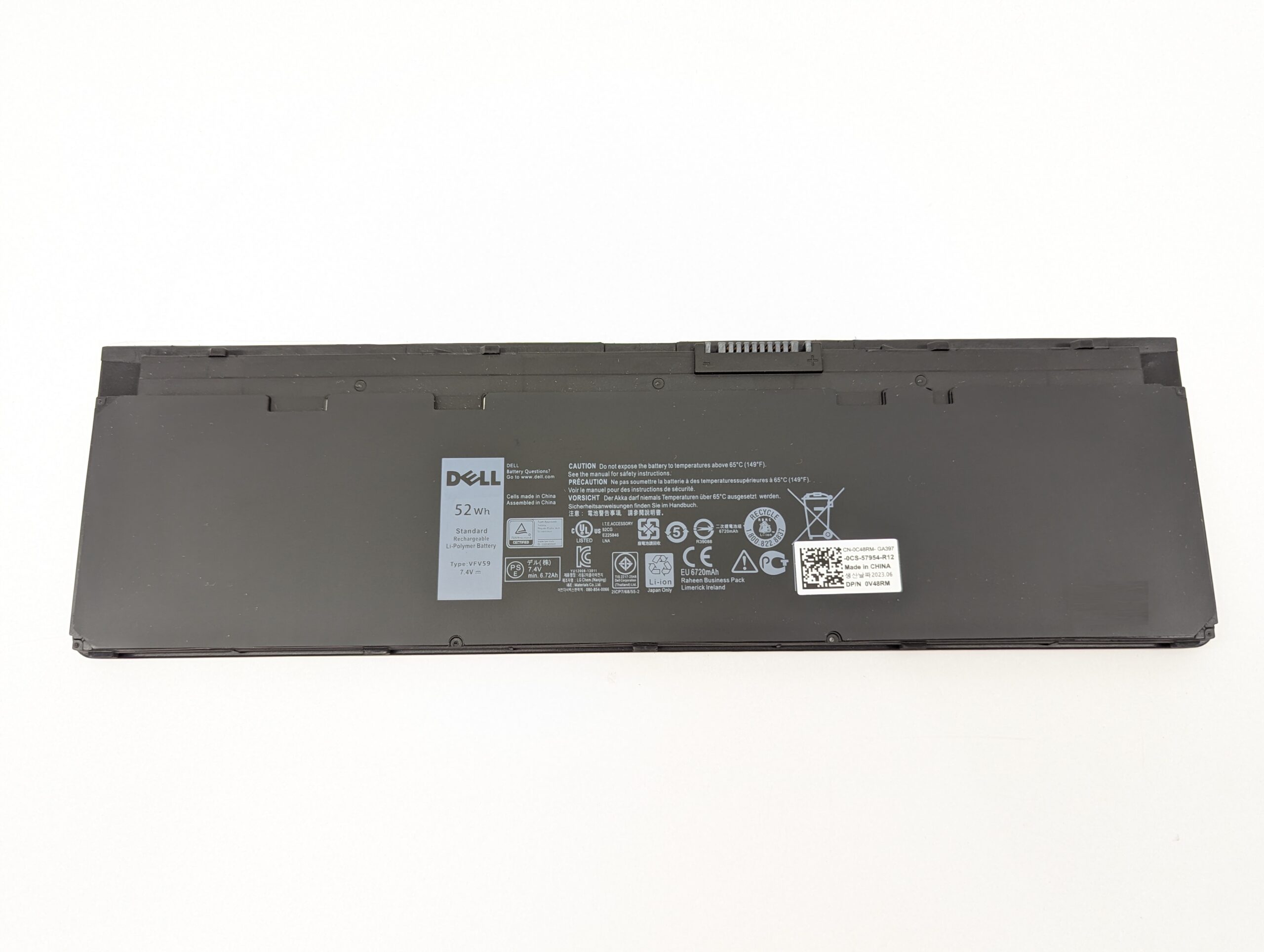 Аккумулятор VFV59 для Dell Latitude E7250, E7240 (52Wh)