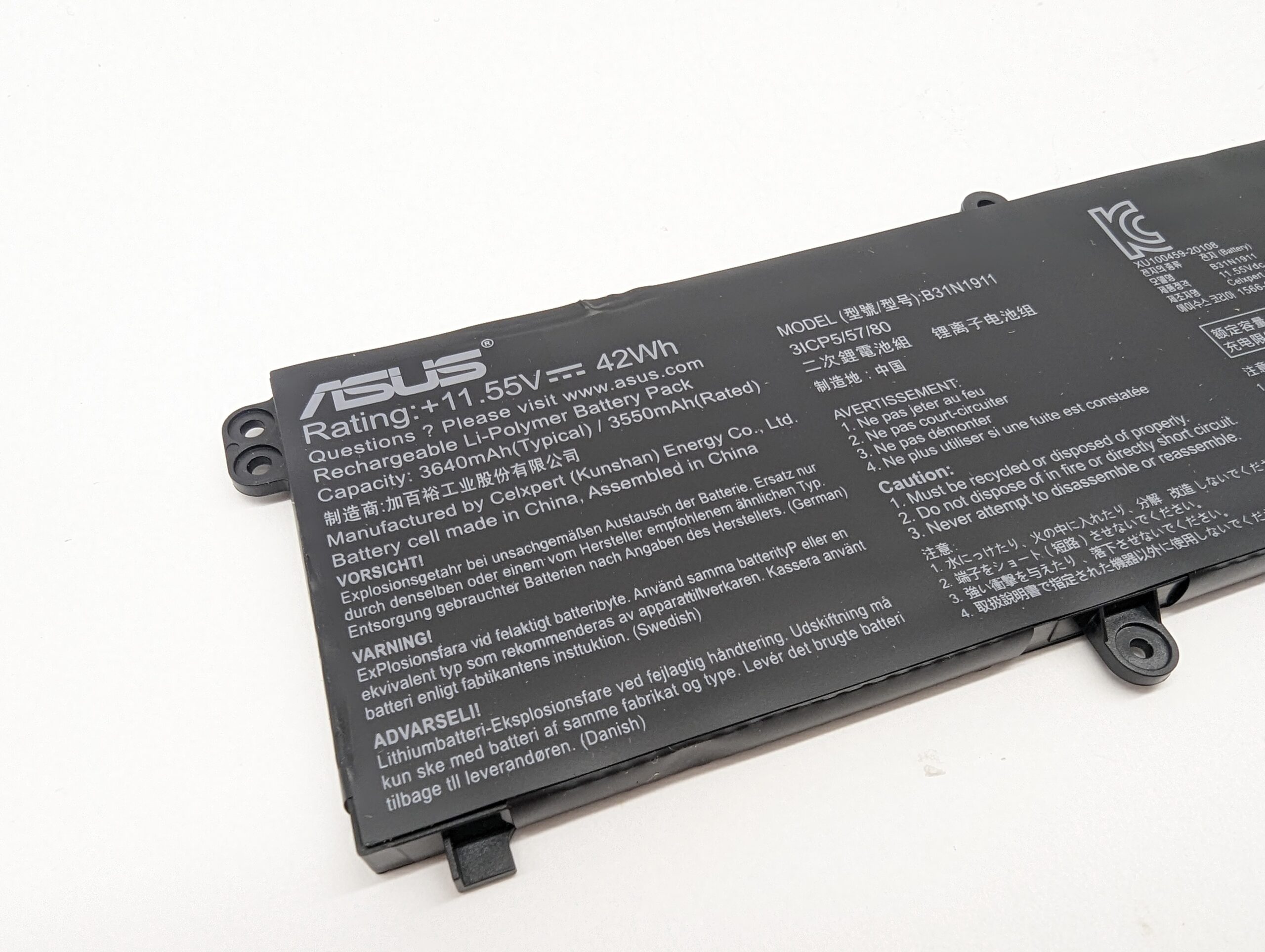 Аккумулятор C31N1911 для Asus A413FF, K433FA, X421FA, S433FA, V433FA, V4050FF, F413FF