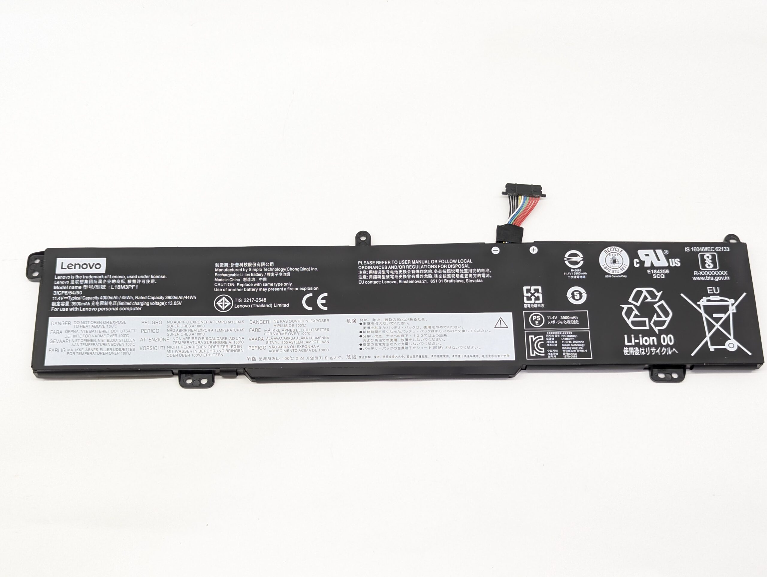 Аккумулятор L18M3PF1, L18C3PF1 для Lenovo IdeaPad L340-15IRH, L340-17IRH